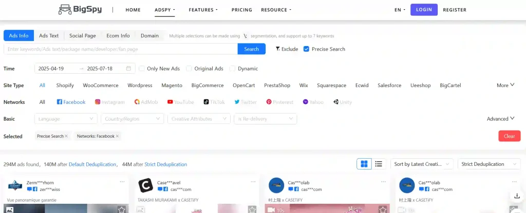 BigSpy Product Research
