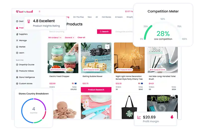 SellTheTrend Product Research