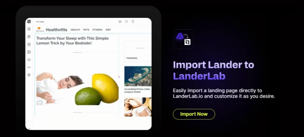 AdPlexity LanderLab integration